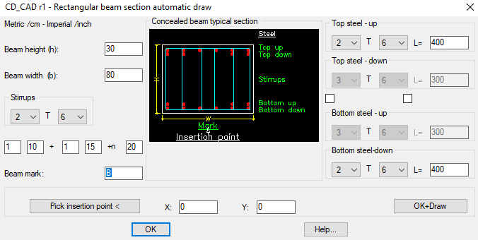 CD_rectangular section window