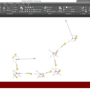 Traverse demo AutoCAD application